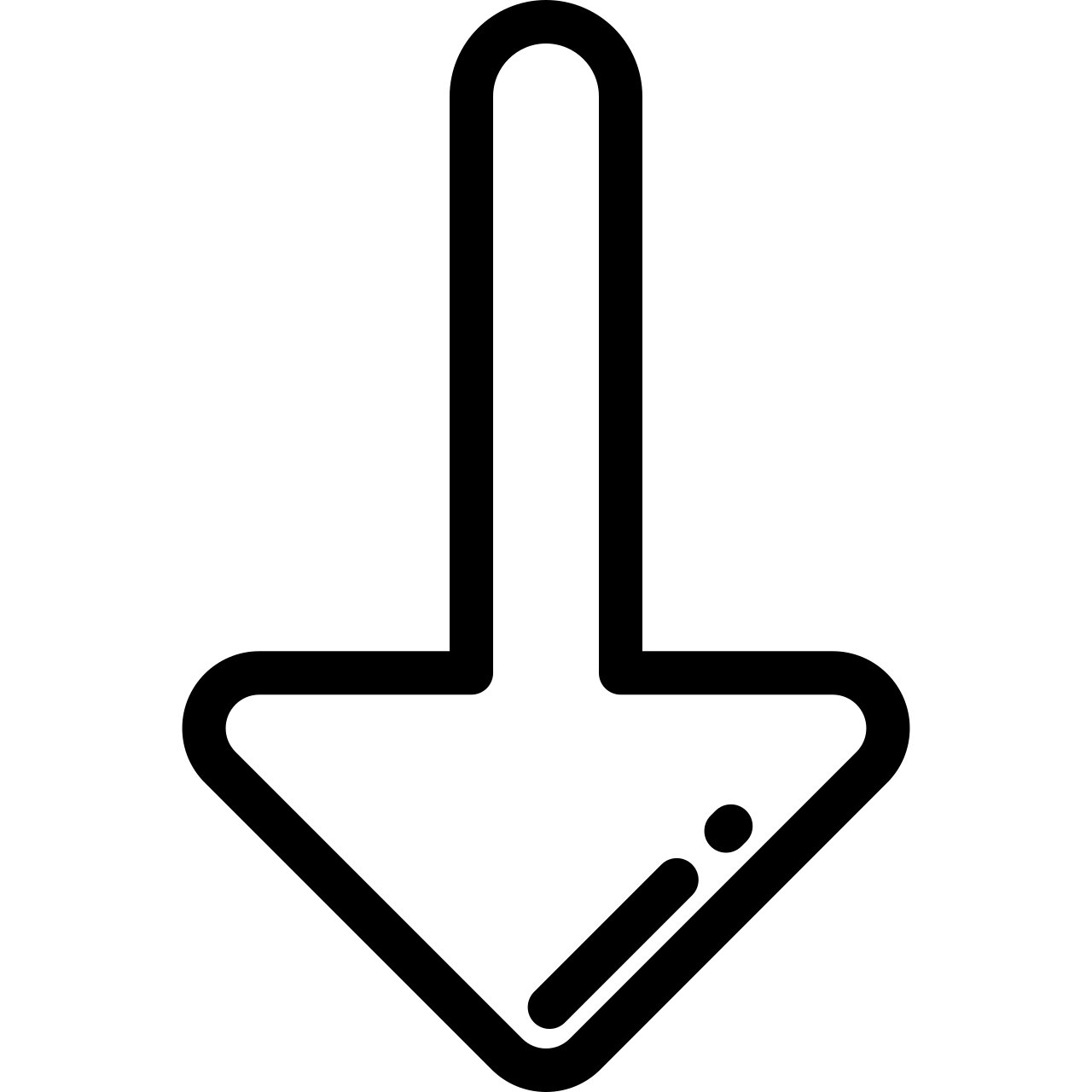 Down arrow